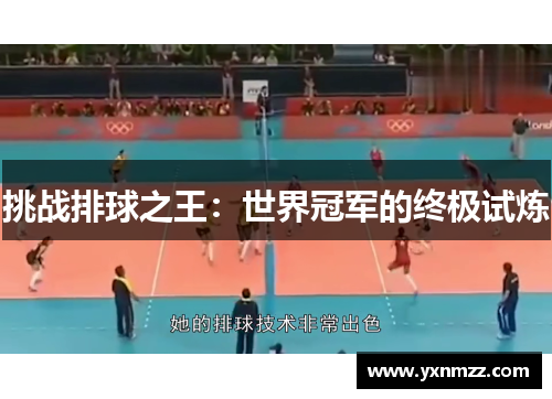 挑战排球之王：世界冠军的终极试炼
